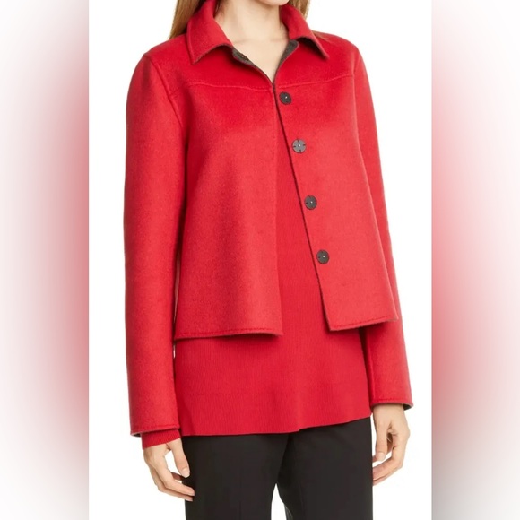 Lafayette 148 New York Tomasa Double Face Wool & Cashmere Jacket - Picture 2 of 10